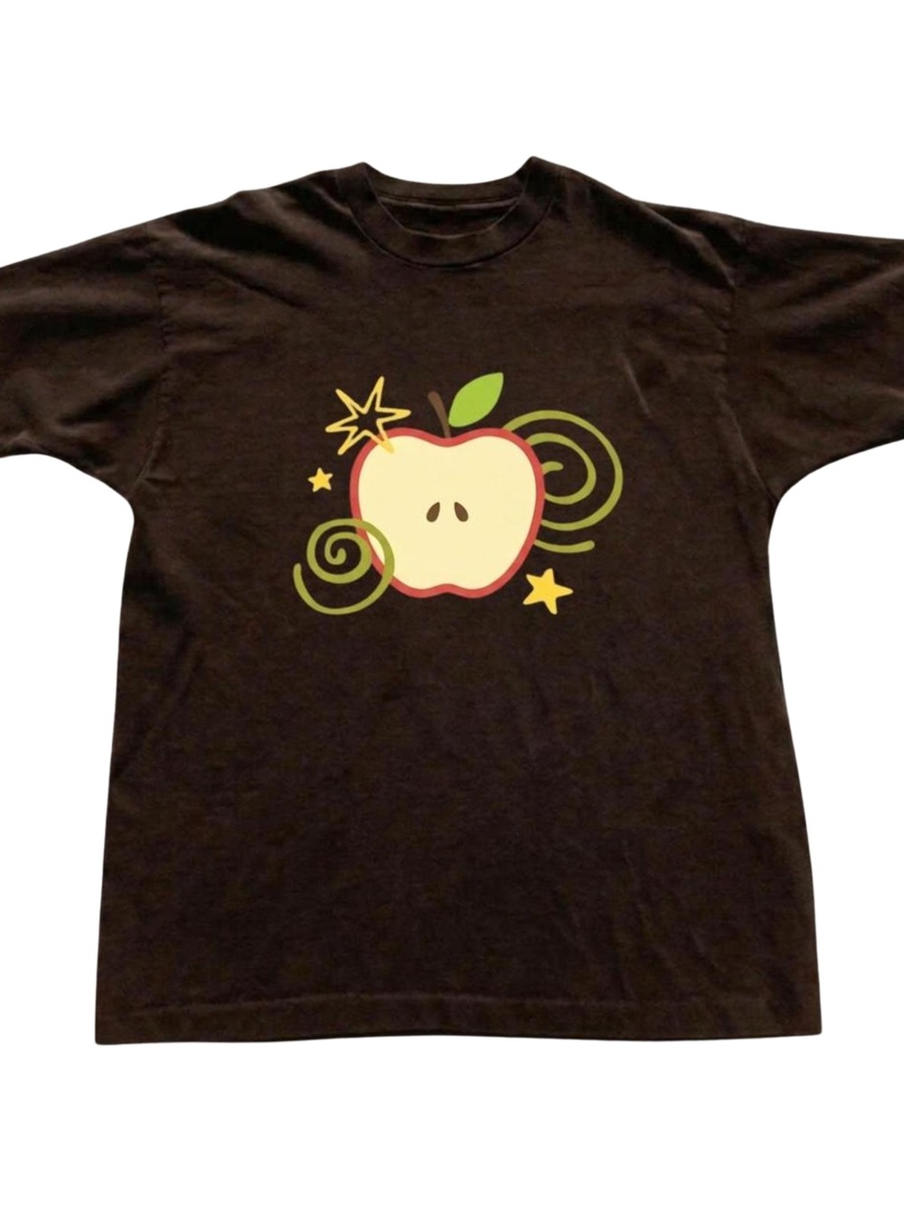 Gildan Brown Apple Graphic Tee
